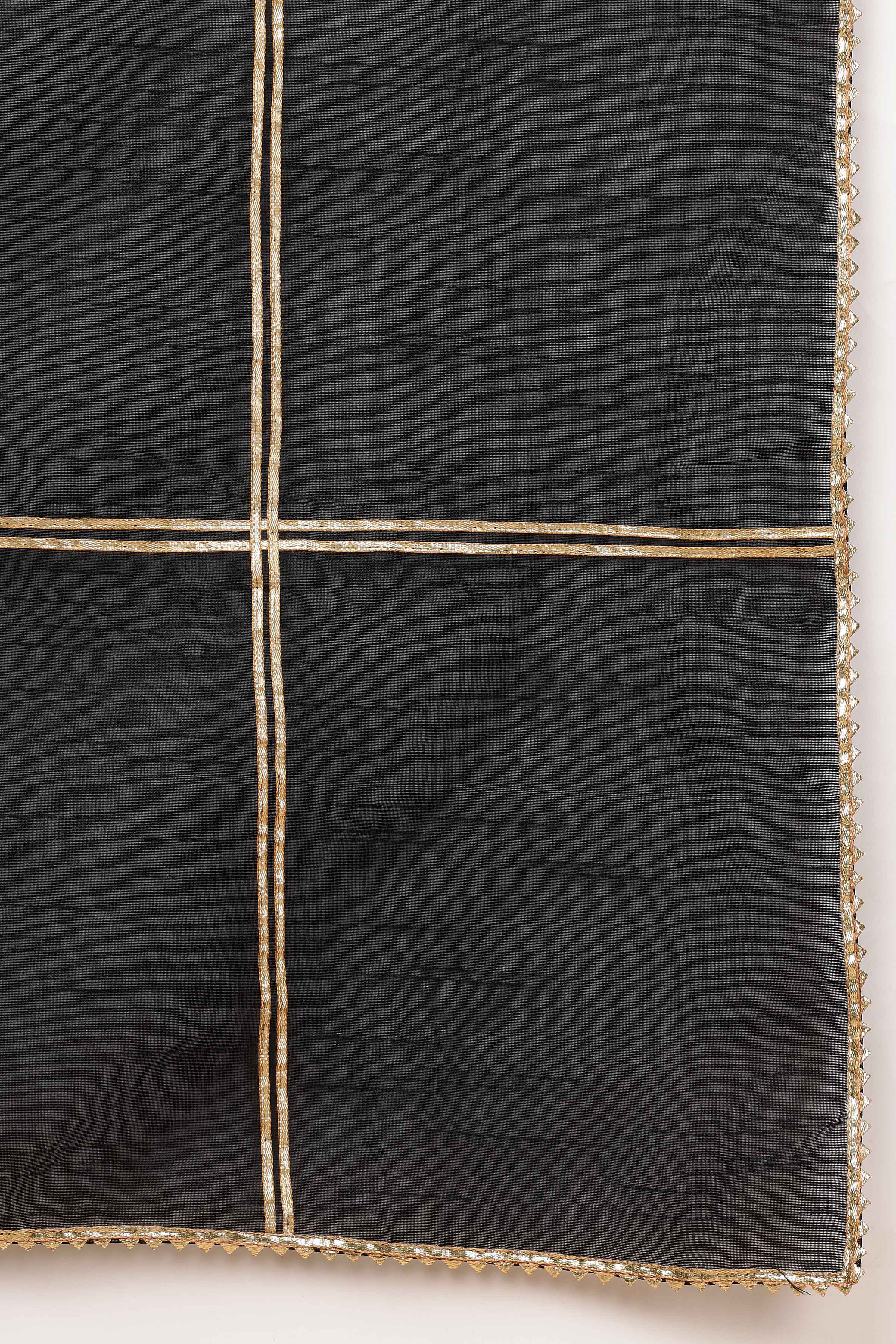 Kaanchie Nanggia Black kalidar kurta pallazo with dupatta