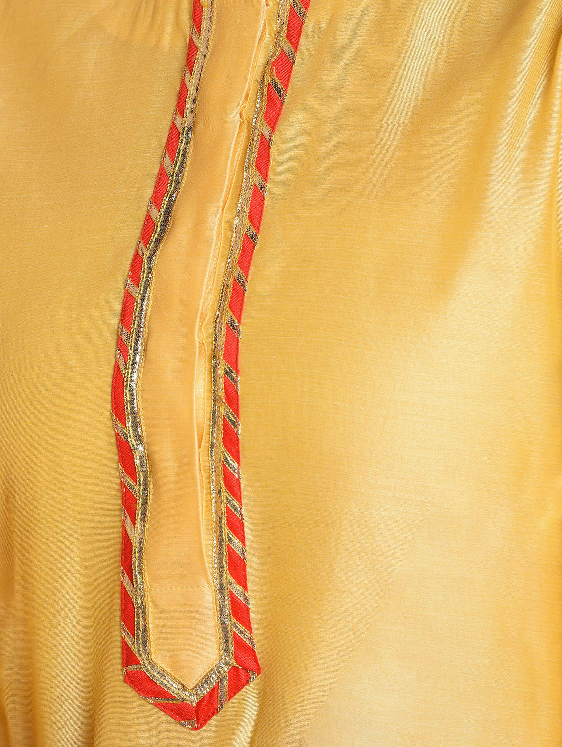 Kaanchie Nanggia Yellow Printed Kurta And Sharara With Dupatta (Set of 3)