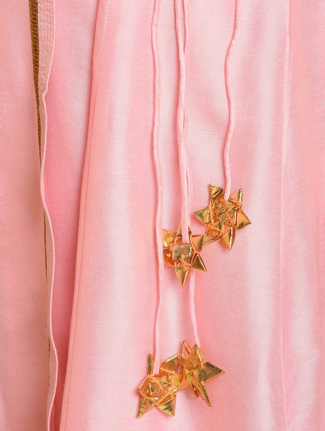 Kaanchie Nanggia Pink Printed Kurta And Palazzo (Set of 2)