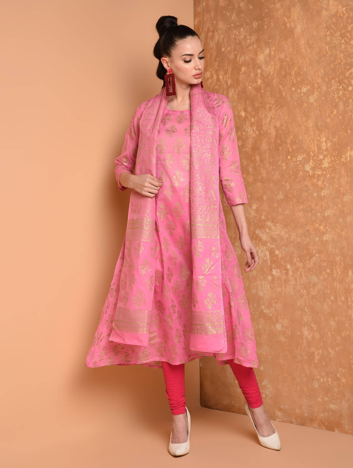 leggings with dupatta